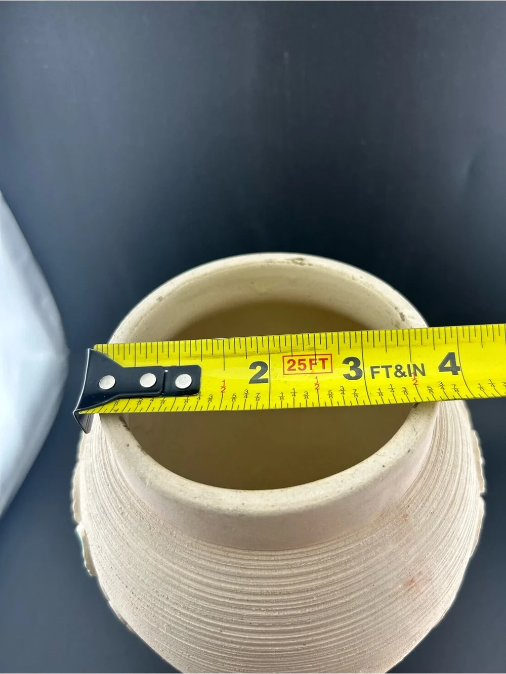 Vintage Mid Century Made in Finland Ceramic Relief Vase